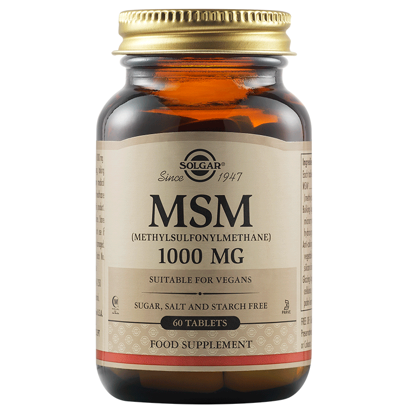 SOLGAR  метилсулфонилметан, 1000 mg, табл x 60 броя