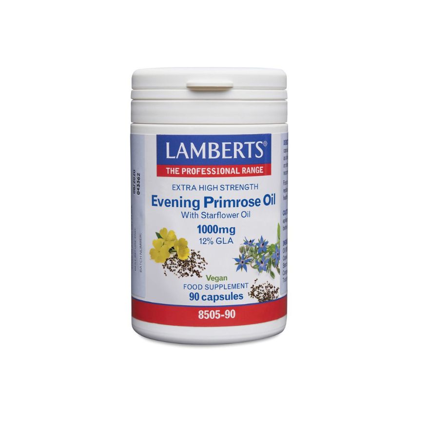 LAMBERTS Масло от вечерна иглика с масло от звездно цвете 1000 mg, капс. x 90 бр.