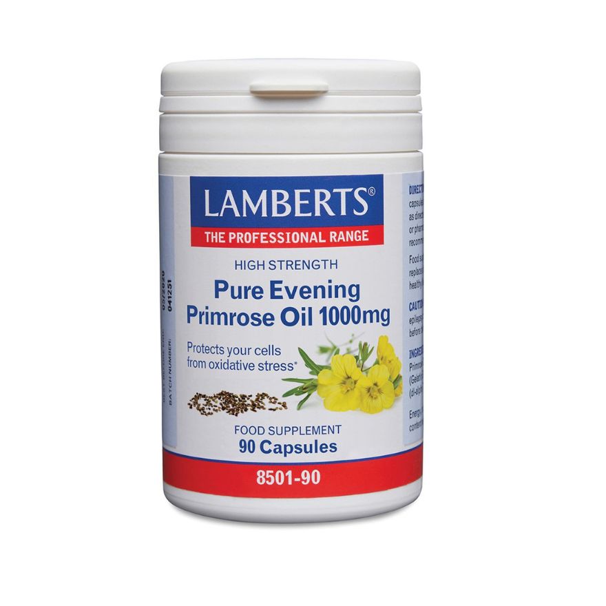 LAMBERTS Масло от вечерна иглика 1000 mg, капс. x 90 бр.