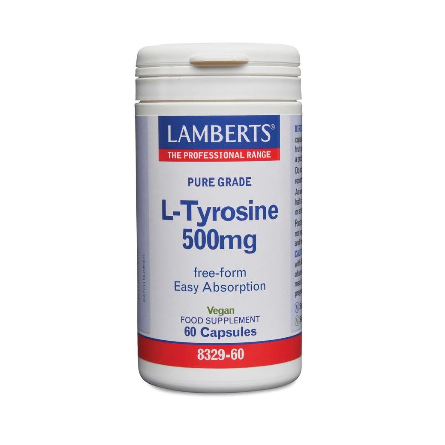 LAMBERTS L-Тирозин 500 mg, капс. x 60 бр.