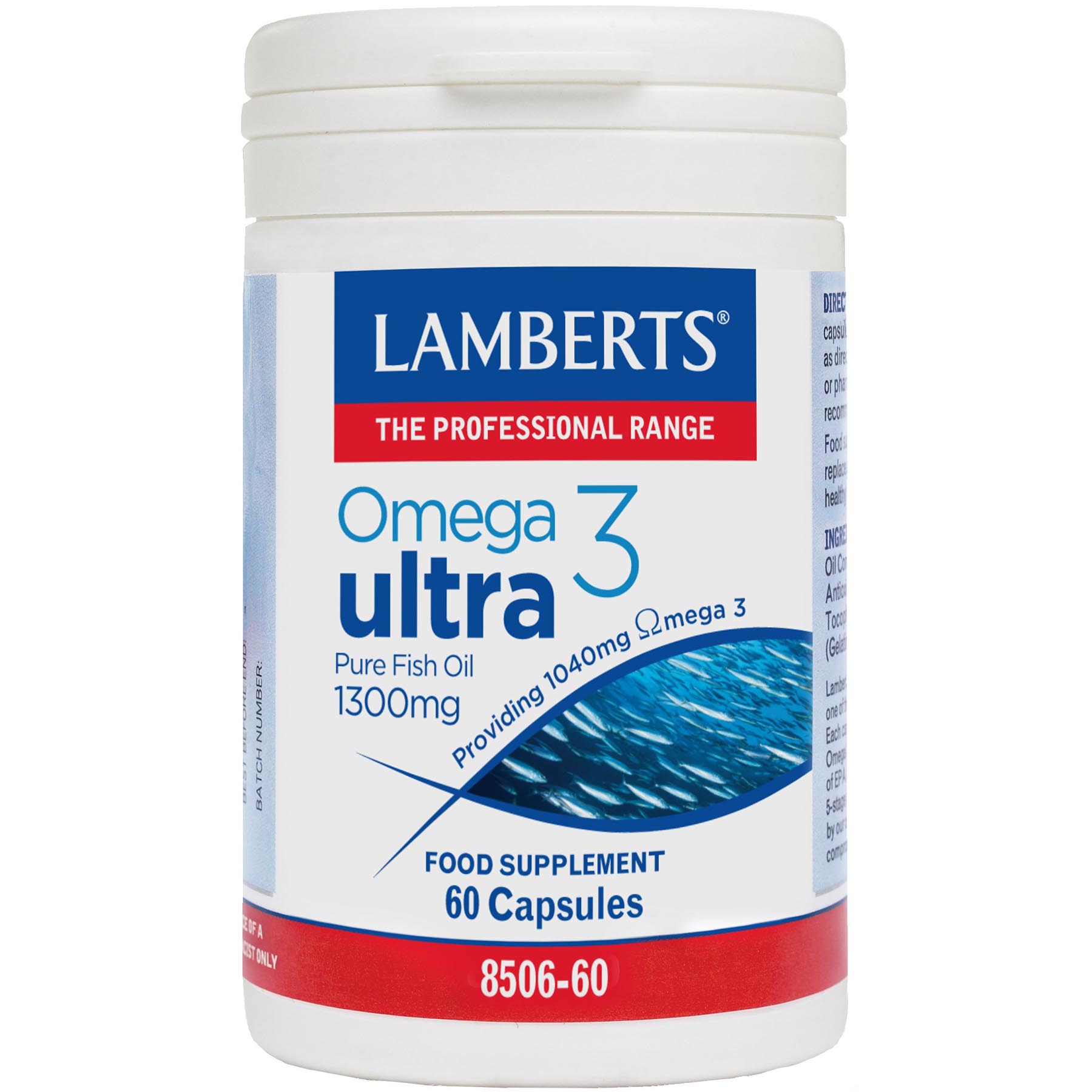 LAMBERTS ОМЕГА 3 Рибено масло концентрат 1300 mg, табл. x 60 бр.